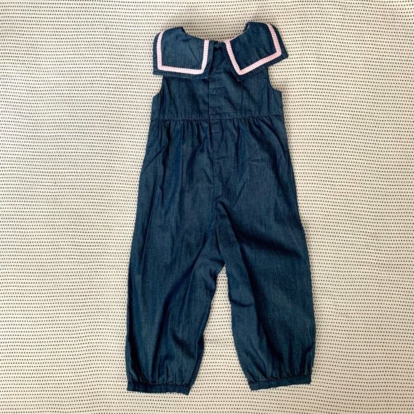Jojo Maman Bébé Chambray Jumpsuit | 18-24 - Picture 7 of 10